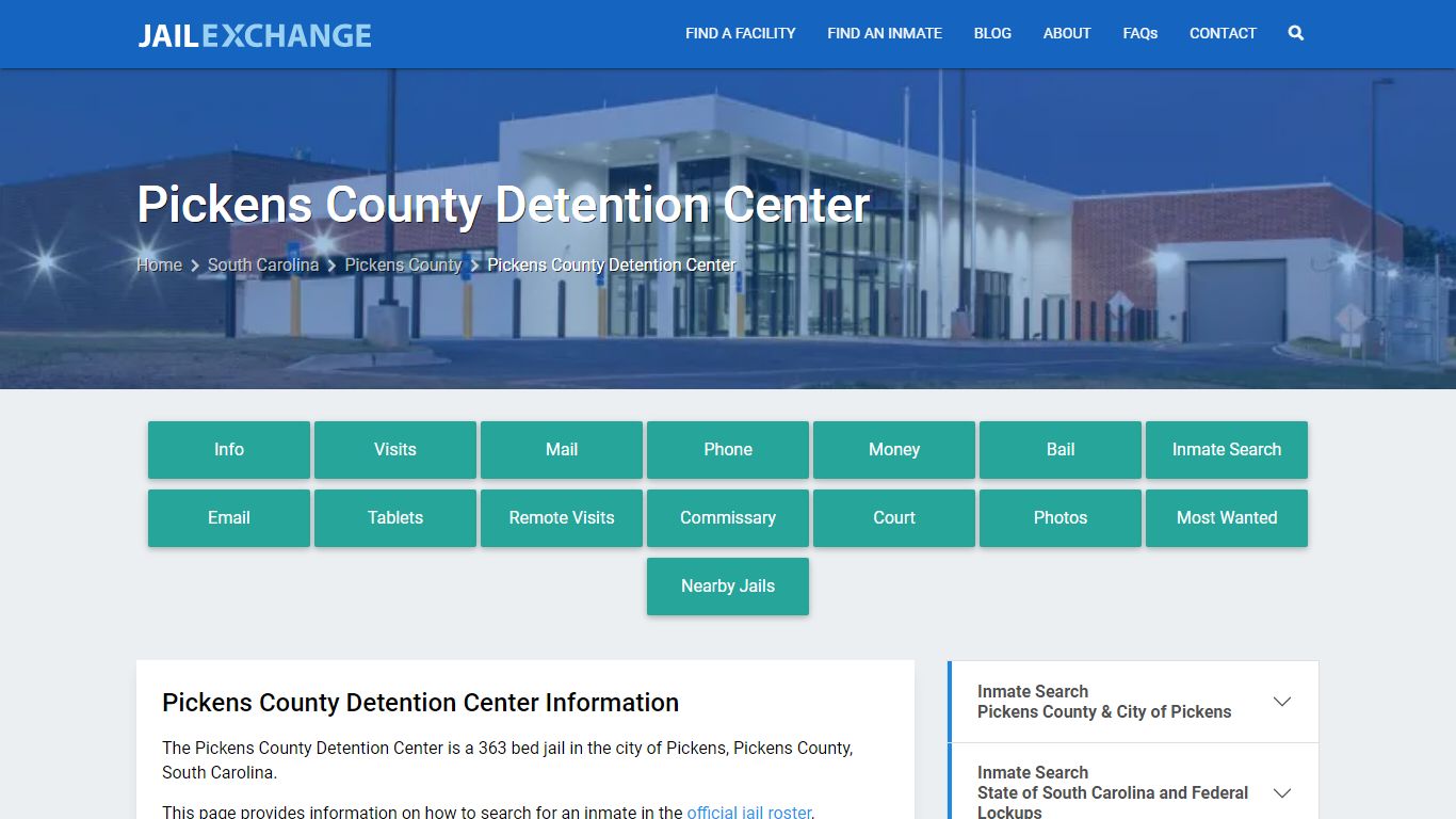 Pickens County Detention Center - Jail Exchange